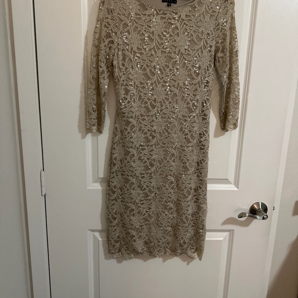 Gold dress